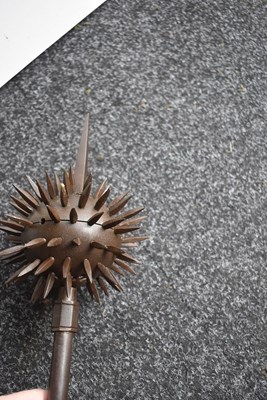 Lot 62 - A LATE 19TH CENTURY INDIAN SPIKED MACE