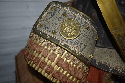 Lot 42 - A GOLD LACQUERED JAPANESE ARMOUR