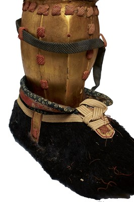 Lot 42 - A GOLD LACQUERED JAPANESE ARMOUR