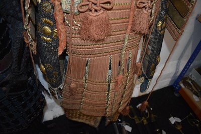 Lot 42 - A GOLD LACQUERED JAPANESE ARMOUR