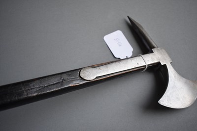 Lot 188 - NETHERLANDS - AN EARLY 19TH CENTURY NAVAL BOARDING AXE OF NAPOLEON INTEREST