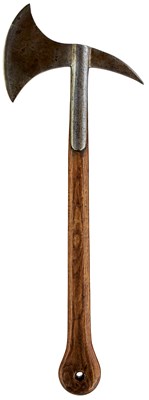 Lot 197 - UNITED STATES AND GREAT BRITAIN - A PRIVATE PURCHASE NAVAL BOARDING AXE