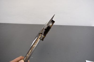 Lot 67 - AN INDIAN TABAR OR AXE