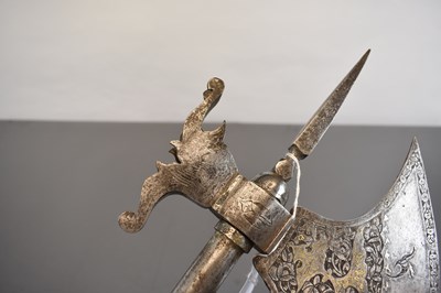 Lot 67 - AN INDIAN TABAR OR AXE