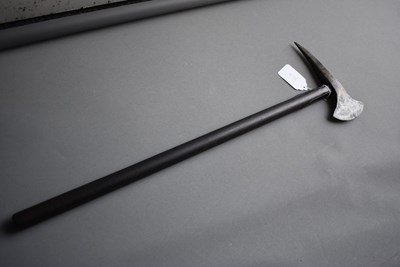 Lot 194 - SCANDINAVIA - A LATE 18TH OR EARLY 19TH CENTURY NAVAL BOARDING AXE