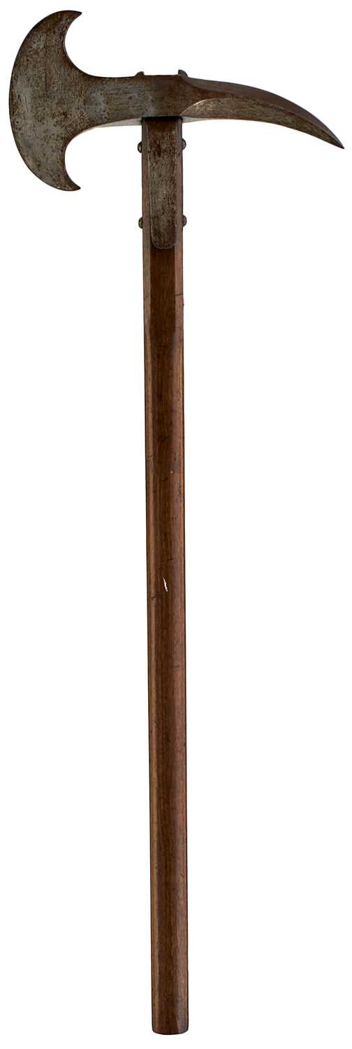 Lot 192 - ITALY - A 19TH CENTURY NAVAL BOARDING AXE