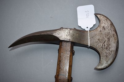 Lot 192 - ITALY - A 19TH CENTURY NAVAL BOARDING AXE