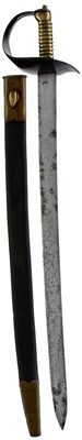 Lot 205 - A PRIVATE PURCHASE 1845 PATTERN BRITISH NAVAL CUTLASS