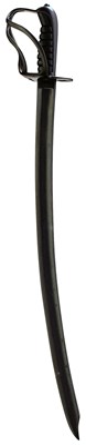 Lot 226 - A 19TH CENTURY DUTCH CAVALRY SHORT SABRE OR CUTLASS
