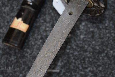 Lot 19 - A KATANA