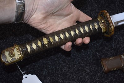 Lot 23 - A WAKIZASHI