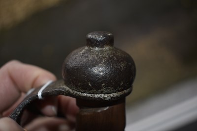 Lot 131 - AN 18TH CENTURY BRITISH MILITARY BASKET HILTED BACKSWORD