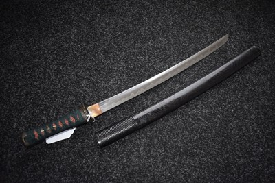Lot 25 - A WAKIZASHI