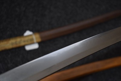 Lot 28 - A WAKIZASHI BLADE