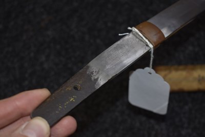 Lot 28 - A WAKIZASHI BLADE