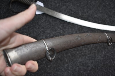 Lot 140 - A SCARCE REGIMENTALLY MARKED 1796 PATTERN LIGHT CAVALRY OFFICER'S SABRE TO THE 11TH LIGHT DRAGOONS