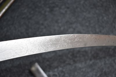 Lot 140 - A SCARCE REGIMENTALLY MARKED 1796 PATTERN LIGHT CAVALRY OFFICER'S SABRE TO THE 11TH LIGHT DRAGOONS