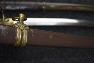 Lot 29 - AN 1886 PATTERN JAPANESE CAVALRY TROOPER'S SWORD