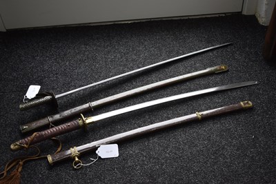 Lot 29 - AN 1886 PATTERN JAPANESE CAVALRY TROOPER'S SWORD