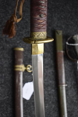 Lot 29 - AN 1886 PATTERN JAPANESE CAVALRY TROOPER'S SWORD