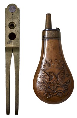 Lot 833 - AN EARLY .31 CALIBRE COLT BULLET MOULD
