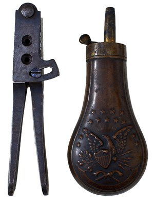 Lot 831 - A .31 CALIBRE COLT BULLET MOULD