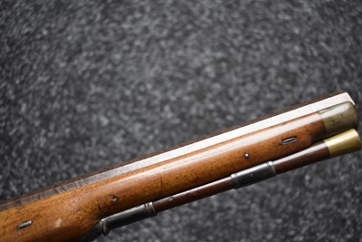 Lot 371 - A 42-BORE FLINTLOCK DUELLING PISTOL BY DURS EGG
