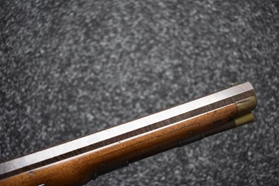Lot 371 - A 42-BORE FLINTLOCK DUELLING PISTOL BY DURS EGG