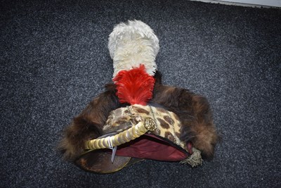 Lot 468 - A FINE AND RARE EARLY 19TH CENTURY OFFICER'S TARLETON OF THE ROYAL ARTILLERY