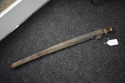 Lot 33 - A SAYA FOR A JAPANESE SHIN GUNTO