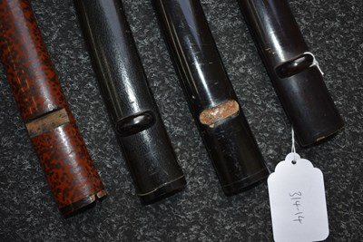 Lot 35 - FOUR JAPANESE SAYA