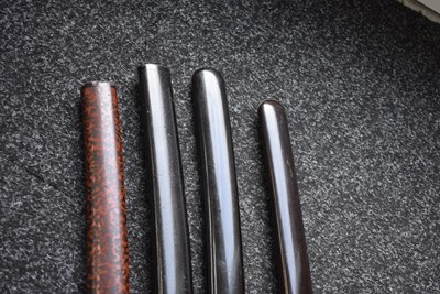 Lot 35 - FOUR JAPANESE SAYA
