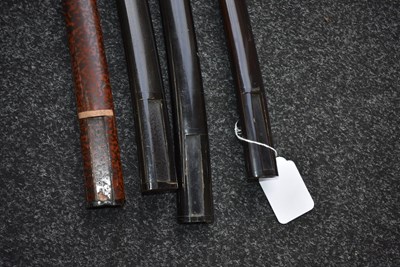 Lot 35 - FOUR JAPANESE SAYA