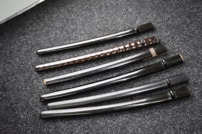 Lot 34 - SIX JAPANESE SAYA