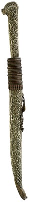 Lot 110 - A 19TH CENTURY TURKISH OTTOMAN KARD OR DAGGER