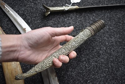 Lot 110 - A 19TH CENTURY TURKISH OTTOMAN KARD OR DAGGER