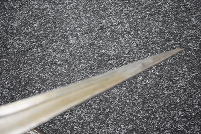 Lot 111 - A 19TH CENTURY PESH-KABZ OR DAGGER