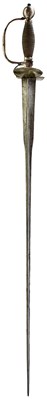 Lot 236 - AN EARLY 18TH CENTURY ENGLISH SILVER HILTED SMALLSWORD