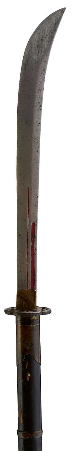 Lot 38 - A JAPANESE NAGINATA OR POLEARM