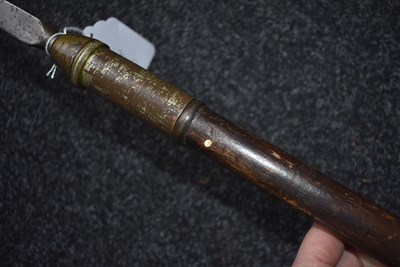 Lot 37 - A JAPANESE FUKURO YARI OR POLEARM
