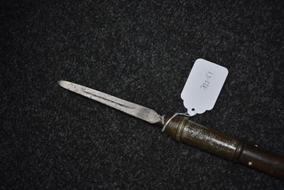 Lot 37 - A JAPANESE FUKURO YARI OR POLEARM