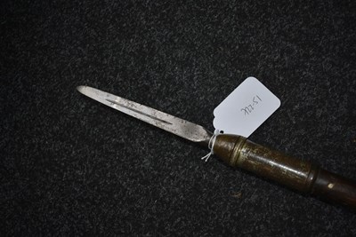 Lot 37 - A JAPANESE FUKURO YARI OR POLEARM