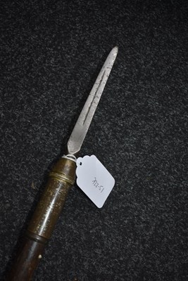 Lot 37 - A JAPANESE FUKURO YARI OR POLEARM