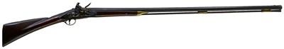 Lot 500 - AN 18TH CENTURY 10-BORE FLINTLOCK SPORTING GUN