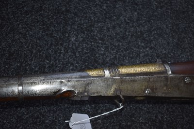Lot 88 - A LATE 18TH OR EARLY 19TH CENTURY 18-BORE INDIAN MATCHLOCK LONGGUN (TORADAR)