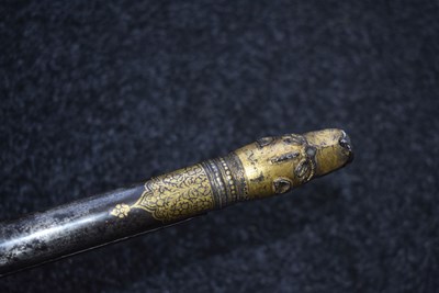 Lot 88 - A LATE 18TH OR EARLY 19TH CENTURY 18-BORE INDIAN MATCHLOCK LONGGUN (TORADAR)