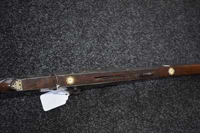 Lot 88 - A LATE 18TH OR EARLY 19TH CENTURY 18-BORE INDIAN MATCHLOCK LONGGUN (TORADAR)
