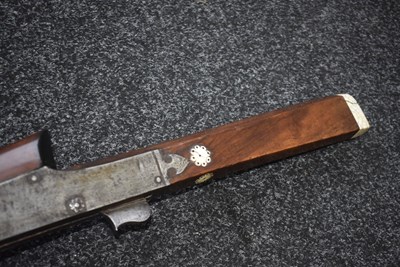 Lot 88 - A LATE 18TH OR EARLY 19TH CENTURY 18-BORE INDIAN MATCHLOCK LONGGUN (TORADAR)