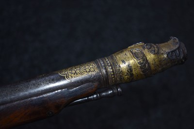 Lot 88 - A LATE 18TH OR EARLY 19TH CENTURY 18-BORE INDIAN MATCHLOCK LONGGUN (TORADAR)