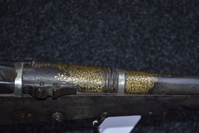 Lot 88 - A LATE 18TH OR EARLY 19TH CENTURY 18-BORE INDIAN MATCHLOCK LONGGUN (TORADAR)